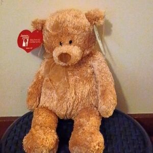 GUND COLLECTIBLE BEAR WITH TAGS.  WICKED SOFT AND CUDDLY.